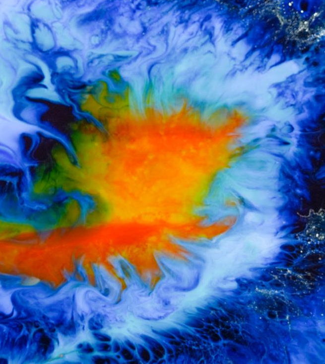 FIre and Water Wall Art | Tidal Wave Collection