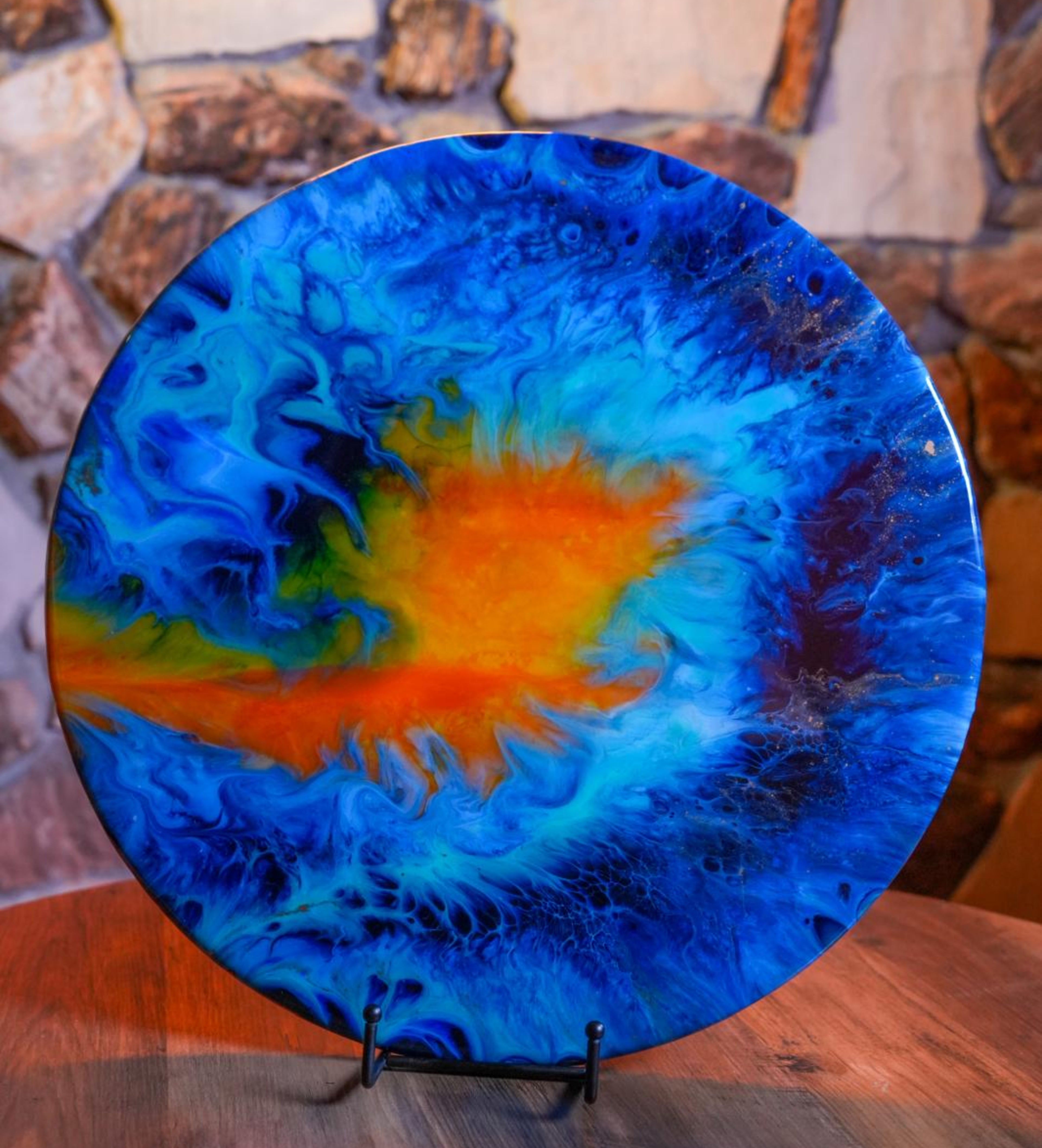 FIre and Water Wall Art | Tidal Wave Collection