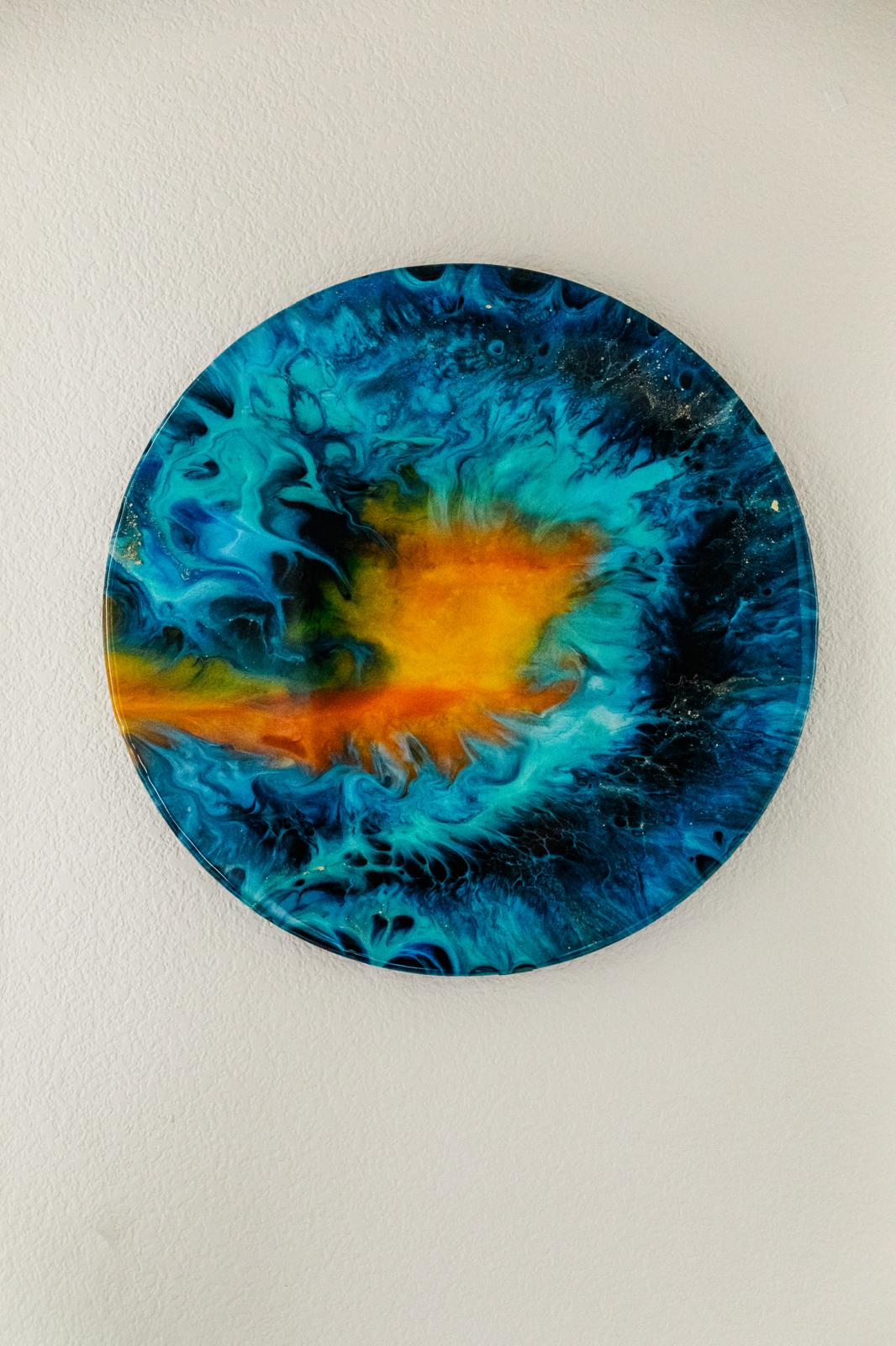 FIre and Water Wall Art | Tidal Wave Collection
