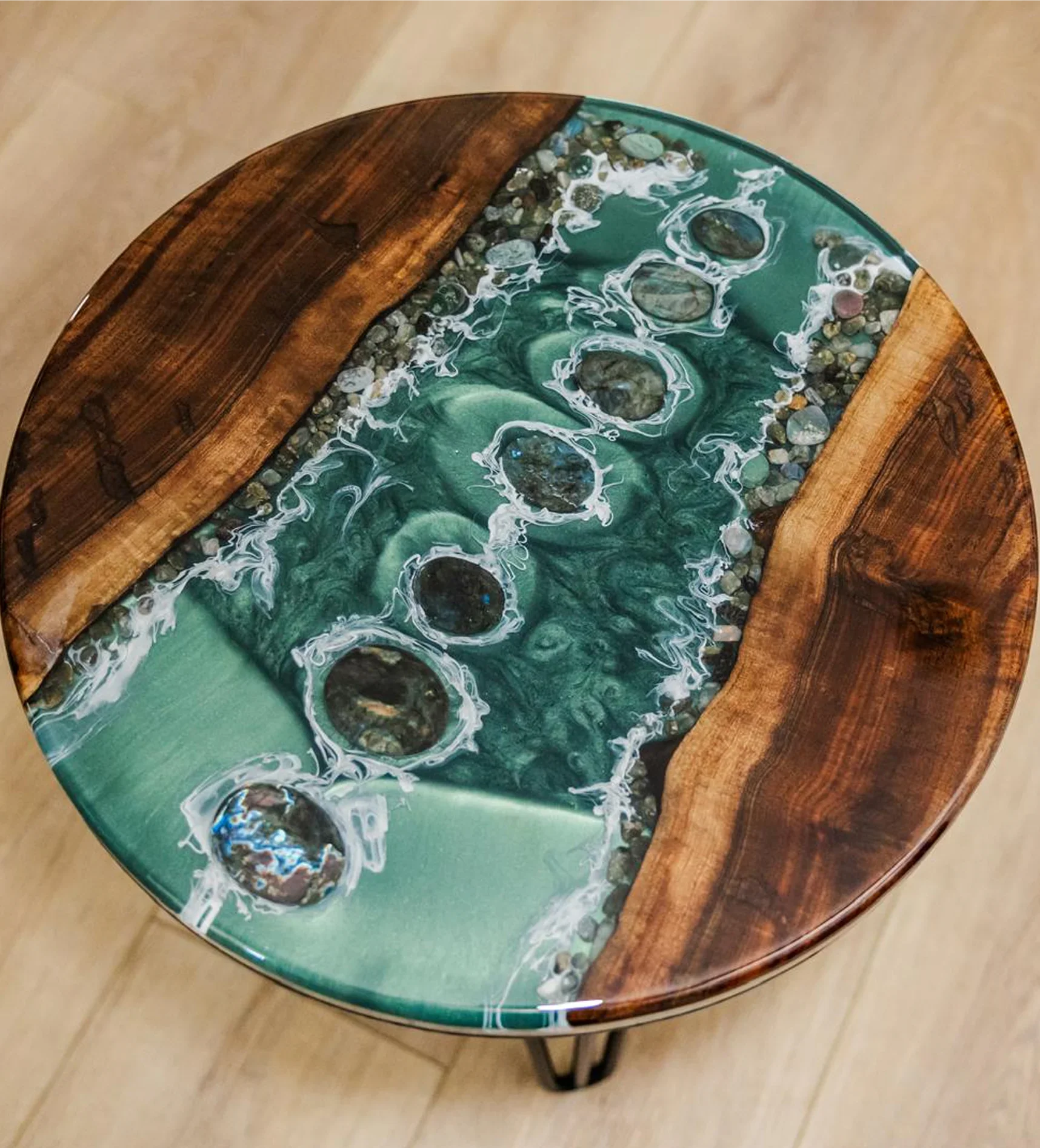 Labradorite Table | Shoreline Collection